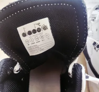 Diadora Scarpe Alte Bianche Tg 36