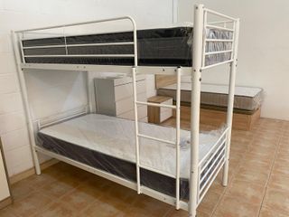 Litera Individual Metálica Blanca