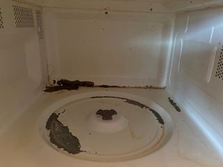 Microondas Samsung plateado