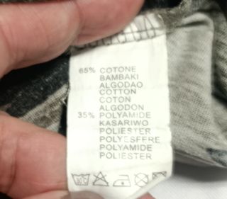 Camiseta Camuflaje Militar Talla L. Unisex