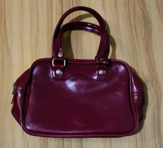 Bolso Puma Mini Vintage Y2K burdeos