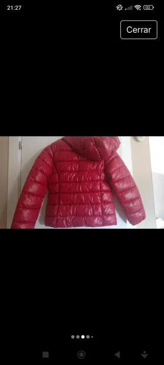 Chaqueta iDo niña rosa/roja T.XS