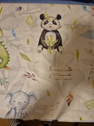 Retal tela infantil animales