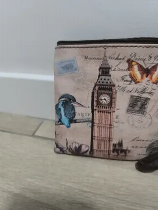 Cartera vintage cremallera Londres