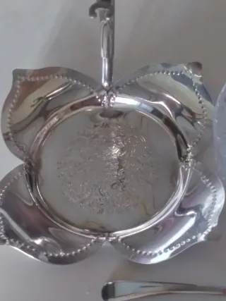 Azucarero Inglés Plata Cristal Sheffield.