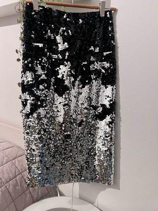 Falda lentejuelas Samsøe Samsøe