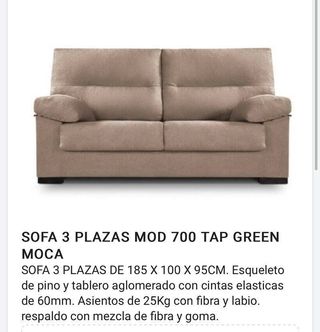 ✅SOFAS 2 y 3 plazas económicos