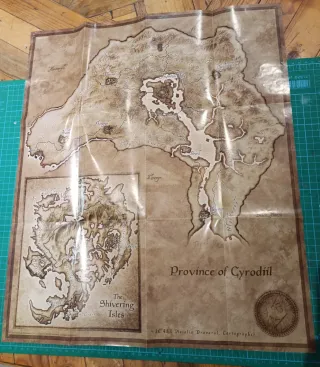 Mapa Province of Cyrodiil The Elder Scrolls