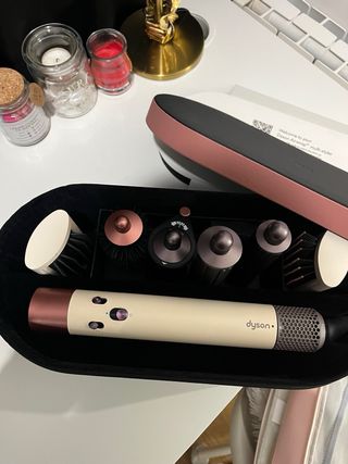 Moldeador Dyson Airwrap Long Rosa