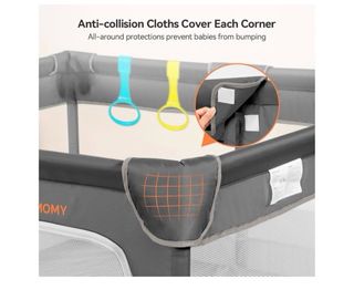 Parque Infantil Bebé Gris Oscuro