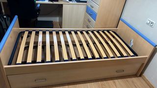 Mueble somier con nido y armario