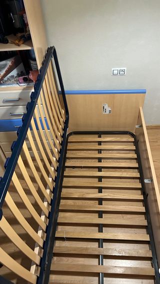 Mueble somier con nido y armario