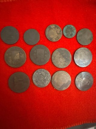 Lote de monedas antiguas