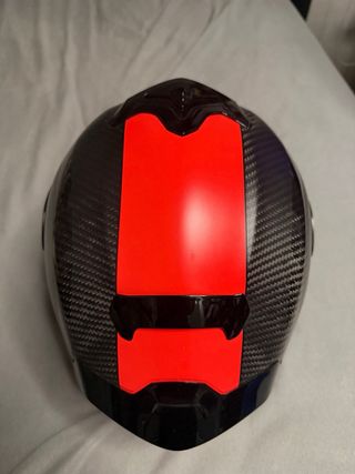 Casco Scorpion Exo R1 Carbono Rojo
