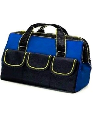 Bolsa de herramientas azul 31x17x23cm. NUEVA
