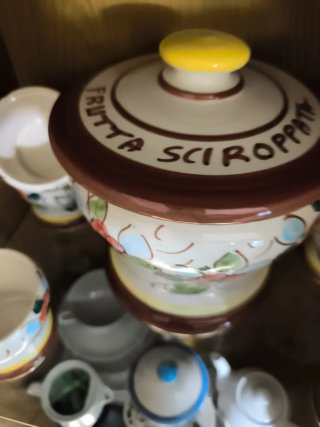 Servito Macedonia Ceramica Dipinto Mano