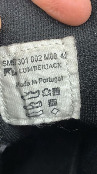 Scarpe Lumberjack uomo nere