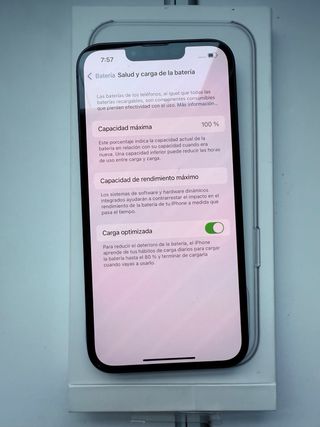 iPhone 13 128GB Negro - Batería 100% como nuevo