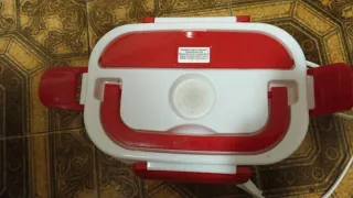 Portavivande elettrico rosso e bianco