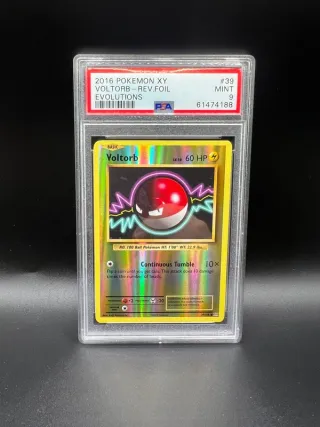 Voltorb PSA 9 #39 XY Evolutions Reverse Foil