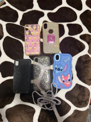 Pack 5 Fundas iPhone XR/XS