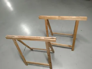 Caballetes de madera (2 unidades)