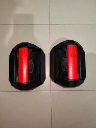 Agarraderas Domyos Negras y Rojas