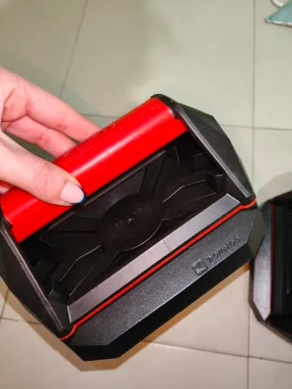 Agarraderas Domyos Negras y Rojas