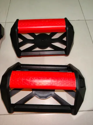 Agarraderas Domyos Negras y Rojas