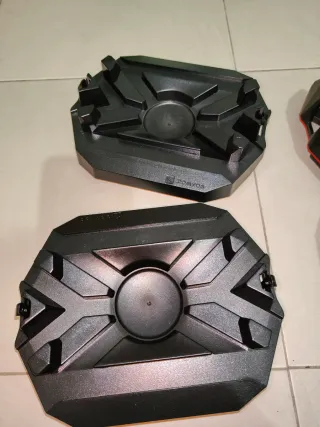 Agarraderas Domyos Negras y Rojas