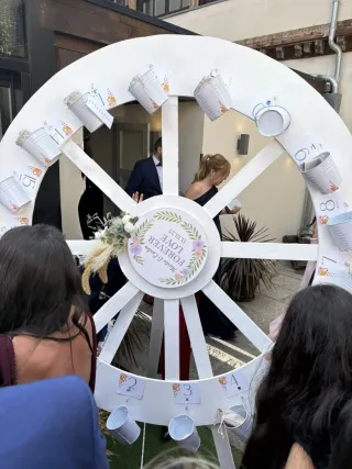 Noria Decorativa Madera Artesanal