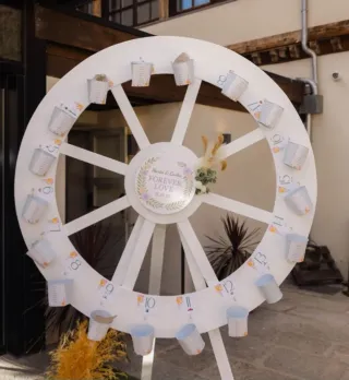 Noria Decorativa Madera Artesanal