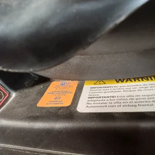 Silla Coche Encore Fix Luxe MS Negra