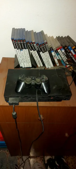 Consola PlayStation 2 Negra + Mando