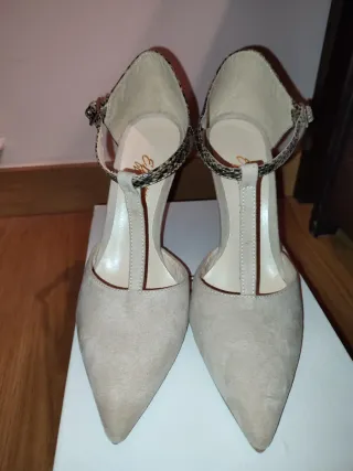 Zapatos de piel diseño italiano print animal