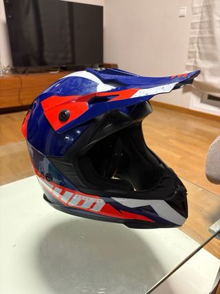 Casco Enduro Shot 3 Race Gear Azul/Naranja