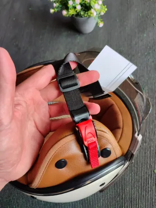 Casco Moto Jet Retro Talla M Tricolor Unisex