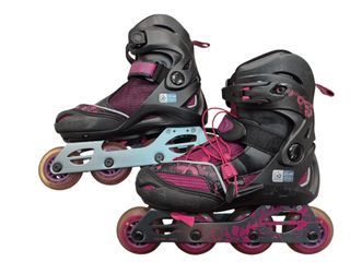 PATINES EN LINEA OXELO TALLA AJUSTABLE 37-40 + ESTUCHE