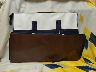 Bolso Tote Ralph Lauren Azul y Blanco