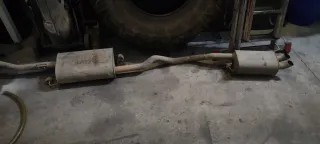 Brazos pinzas escape bola remolque vw t5