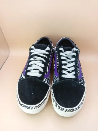 Vans Old Skool Plataforma Zebra