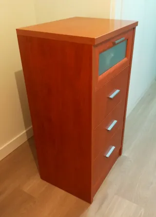 Cómoda Sinfonier Madera y Cristal