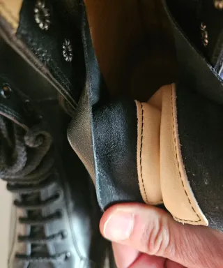 Anfibio militare nero