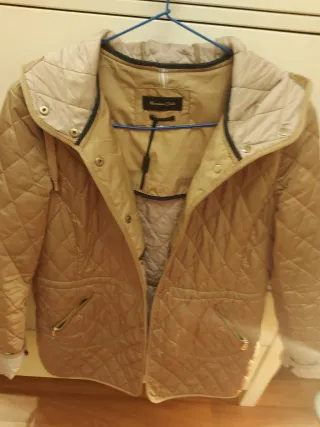Parka Massimo Dutti Beige