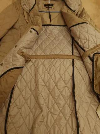 Parka Massimo Dutti Beige