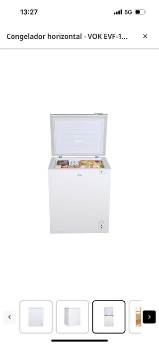 Congelador VOK NUEVO Blanco