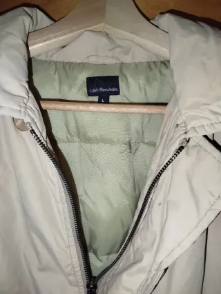 Chaqueta Calvin Klein Beige Hombre Talla L