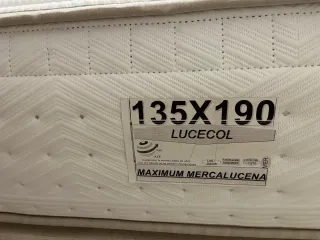 Colchón Lucecol 135x190 nuevo
