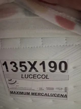 Colchón Lucecol 135x190 nuevo