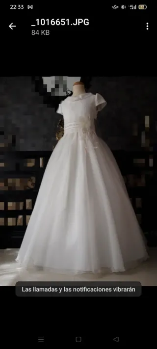 Vestido de Comunión Niña